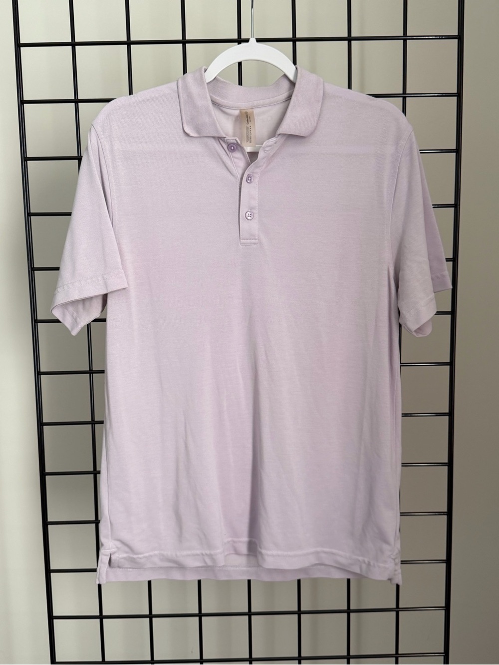 Outdoor Voices Men's Lavender Polo Shirt